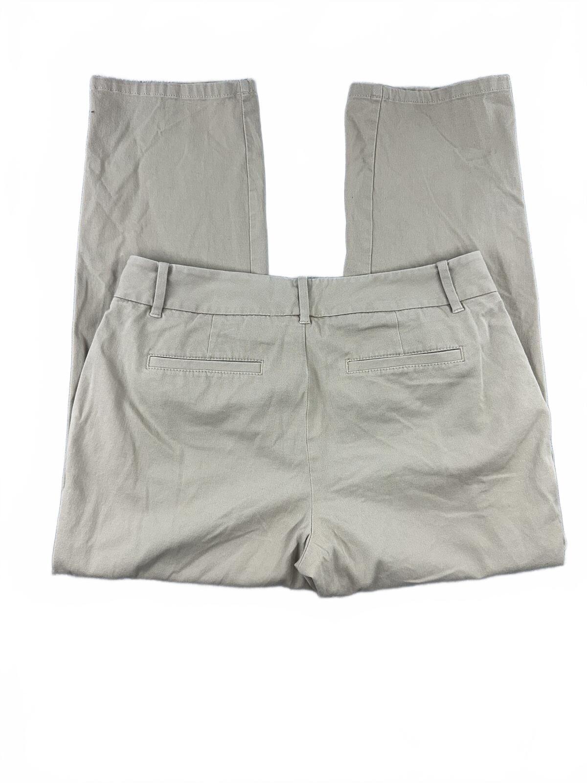 Eddie Bauer Classic Khaki Mercer Fit Pants Beige Tan Cotton Casual & Work
