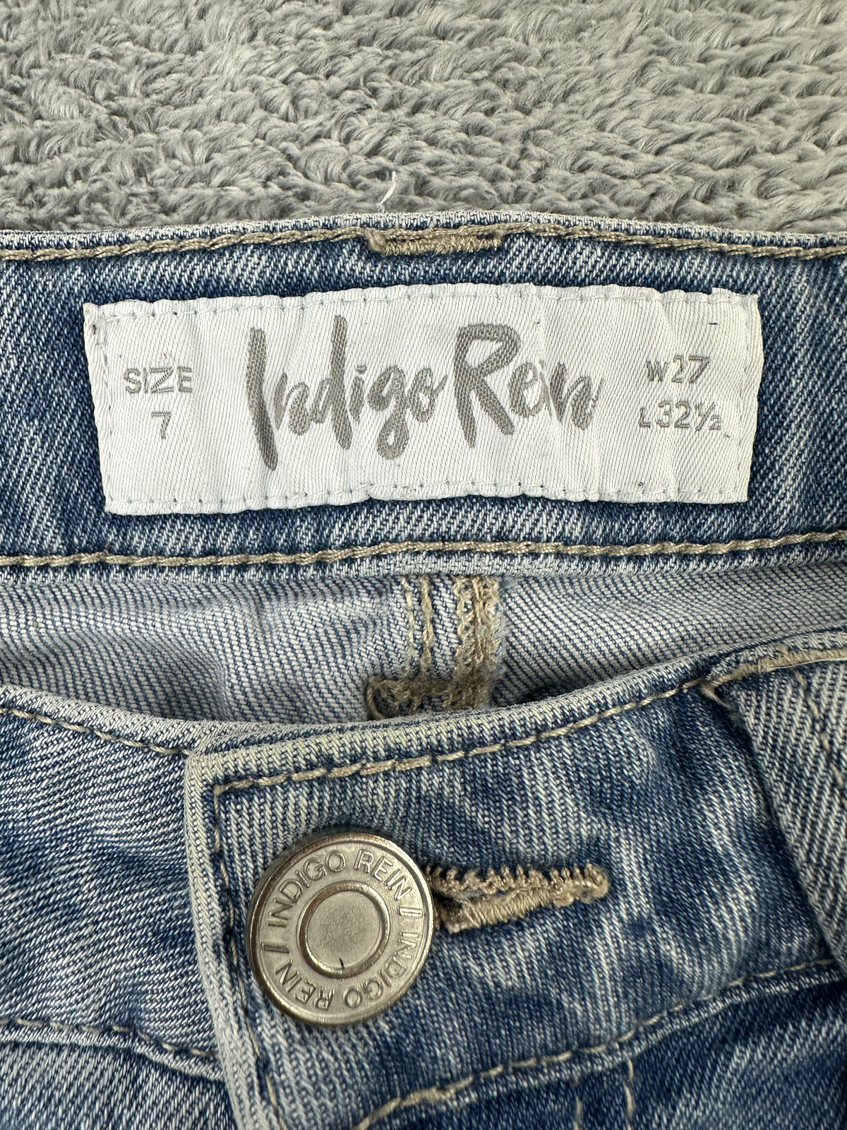 Indigo Rein High Waist Flared Jeans