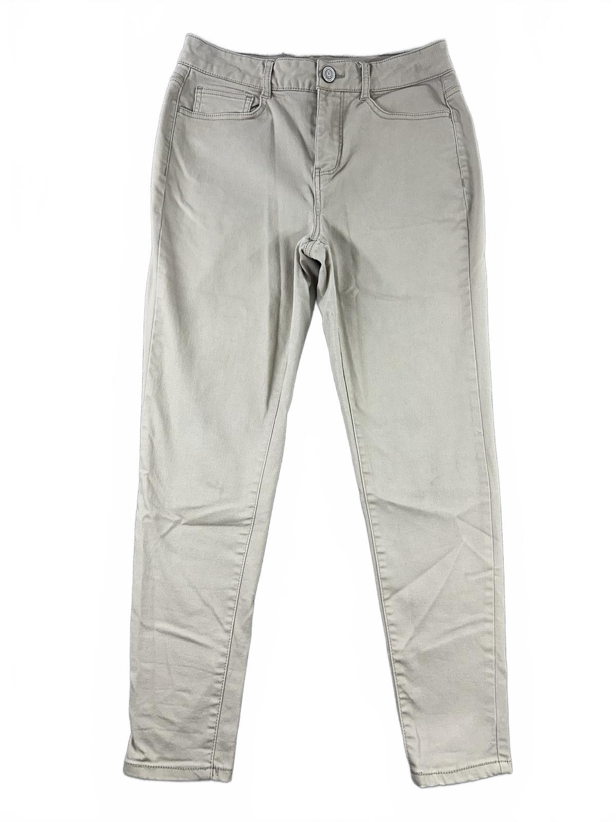 So High Rise Jegging Pants Light Gray