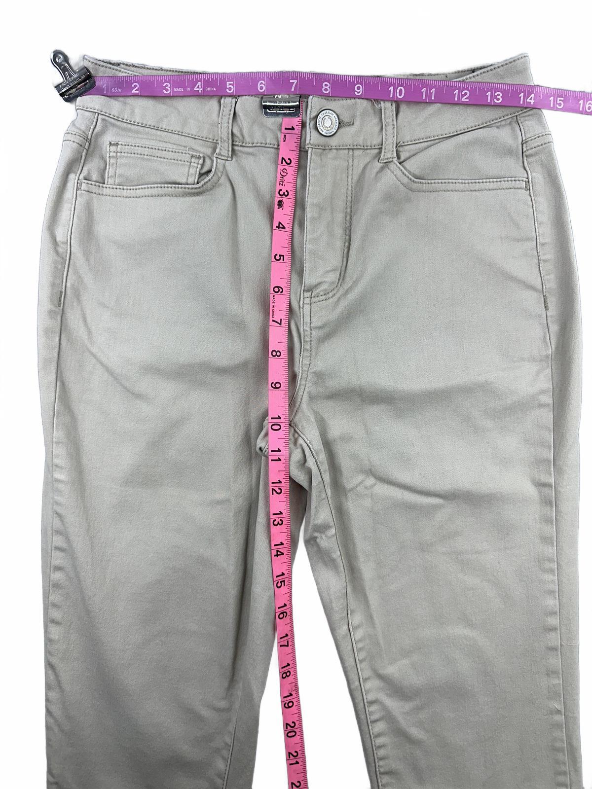 So High Rise Jegging Pants Light Gray