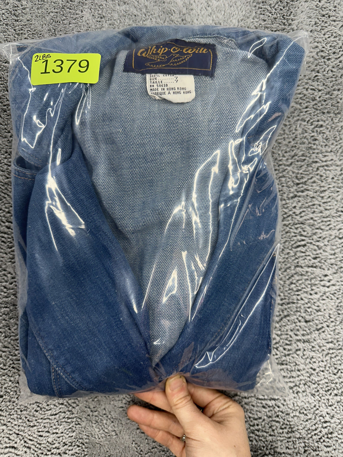 Vintage Whip-O-Will 1970s Denim Blazer Rockabilly Western Tailored Jacket