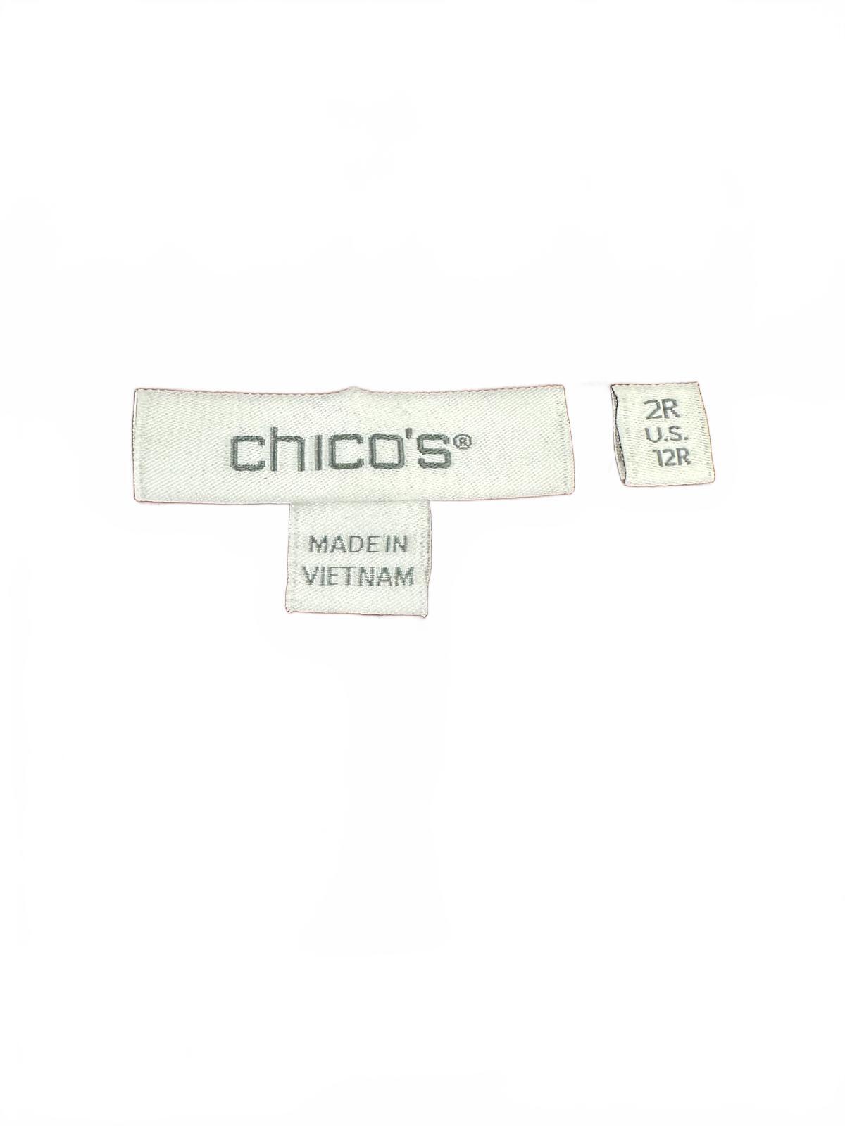 Chico's Rust Brown Tailored Casual Pants with Zippered Pockets