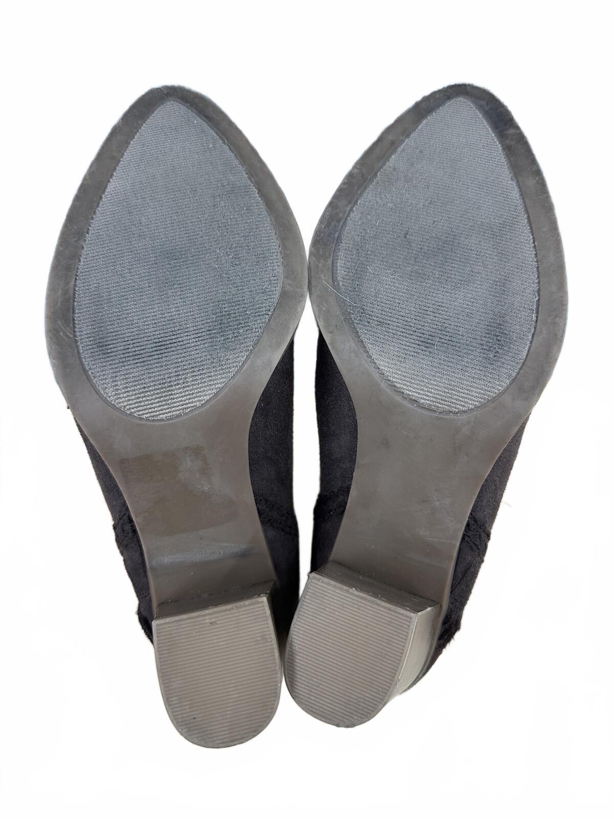 Chic Suede Ankle Boots with Back Zipper