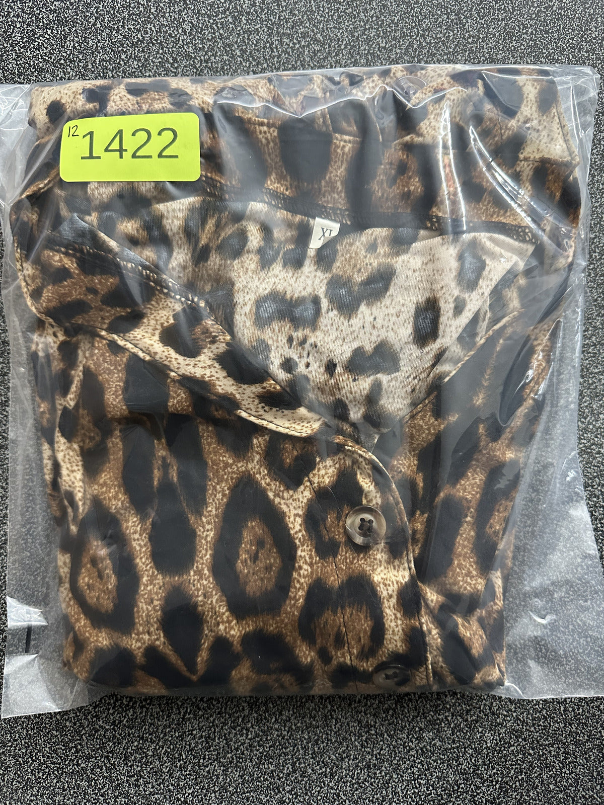 Leopard Print Button Up Cardigan Bohemian Y2K