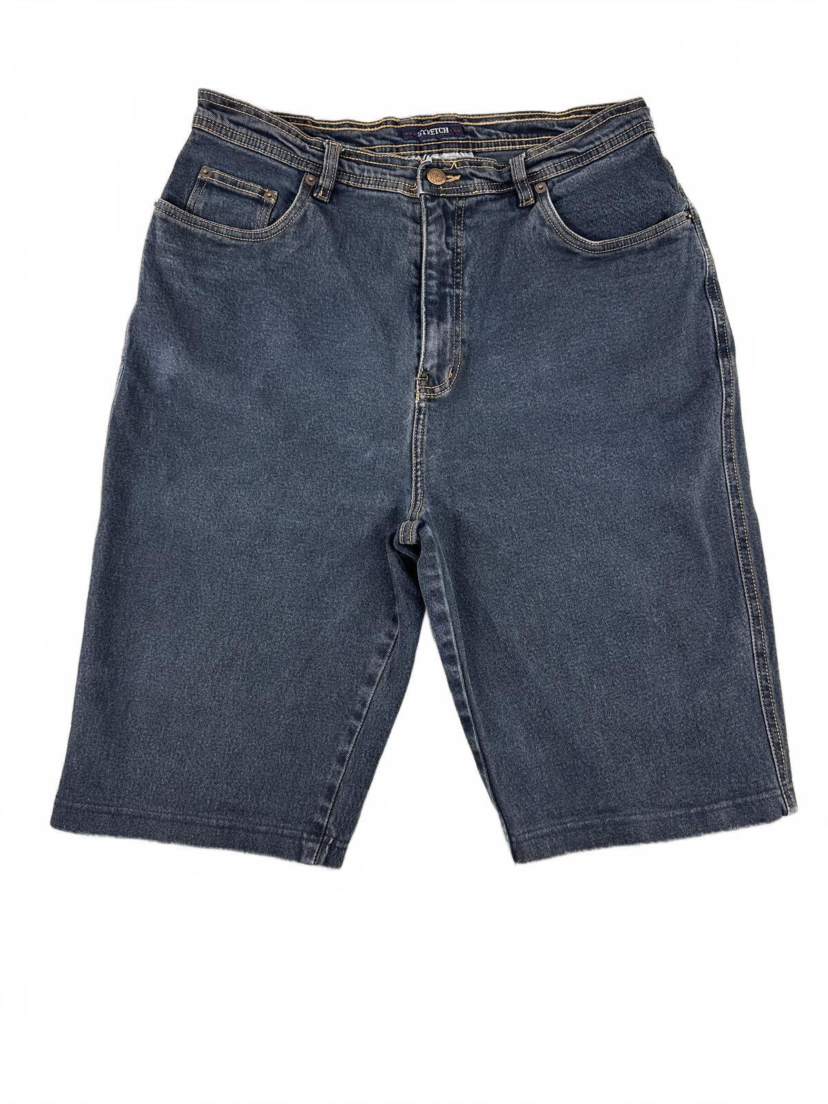 Bill Blass Jeans Dark Wash Denim Shorts Classic Casual Summer