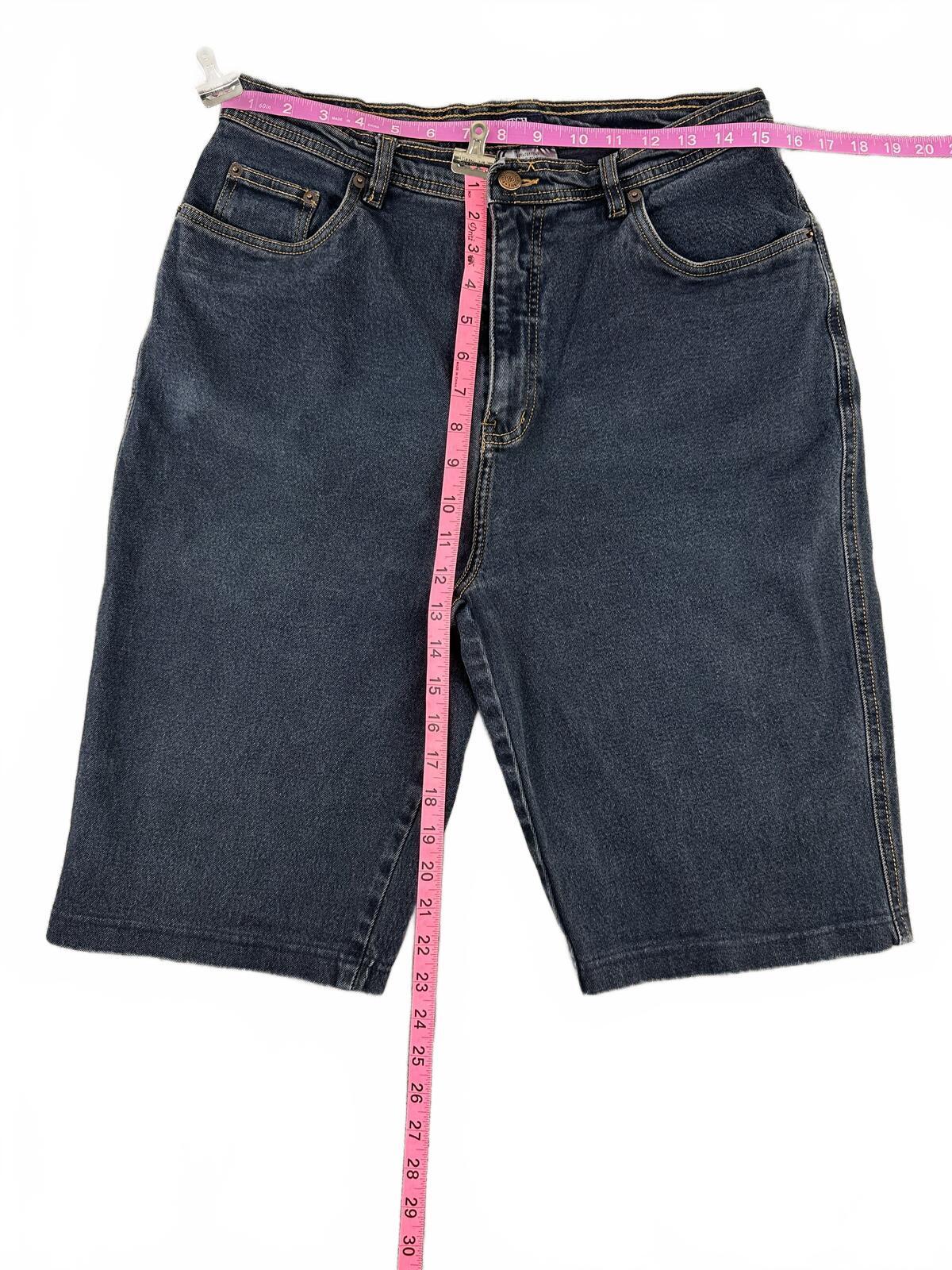 Bill Blass Jeans Dark Wash Denim Shorts Classic Casual Summer