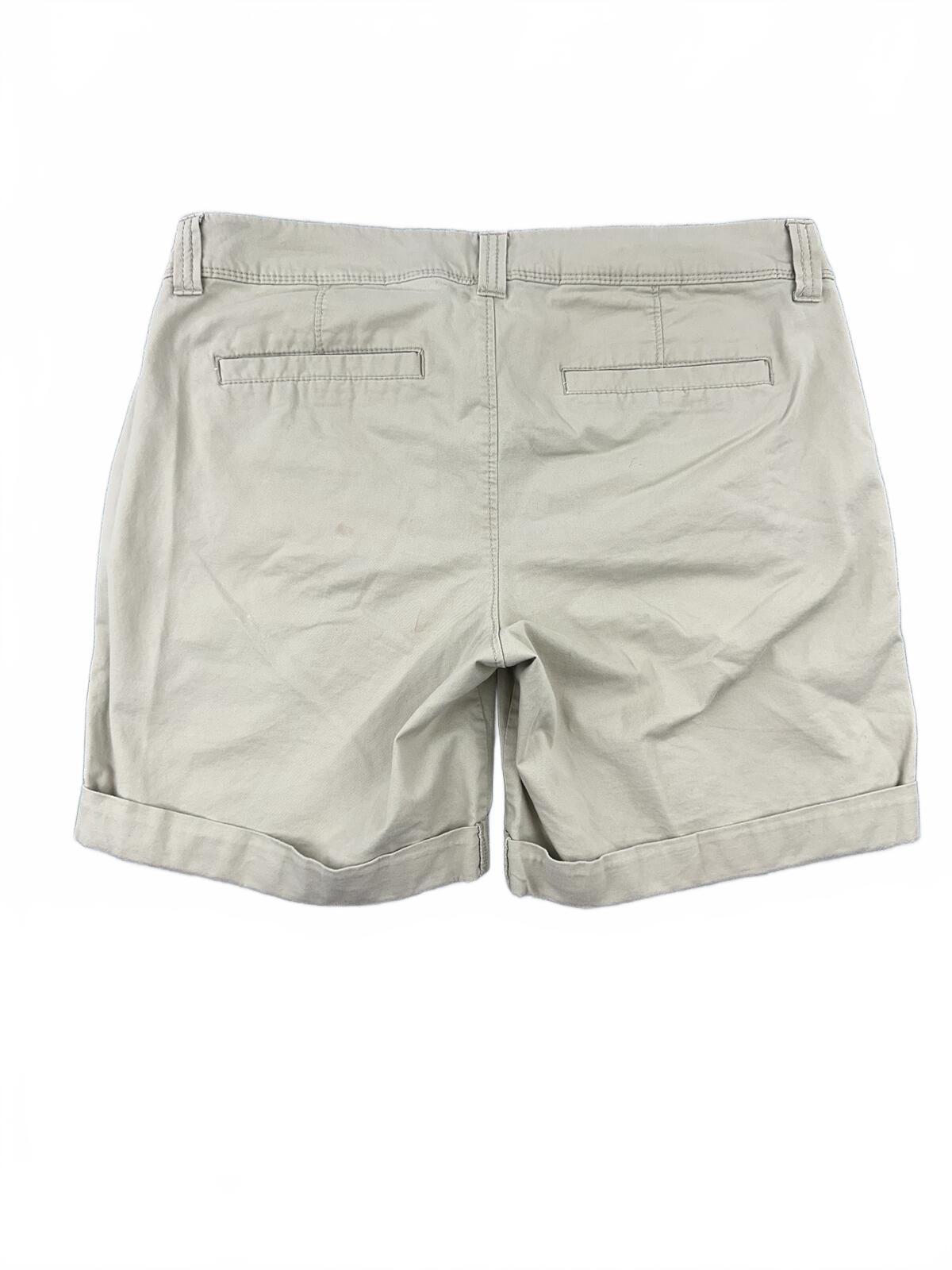 Old Navy Classic Khaki Cotton Shorts Casual Neutral Beige Tan Summer