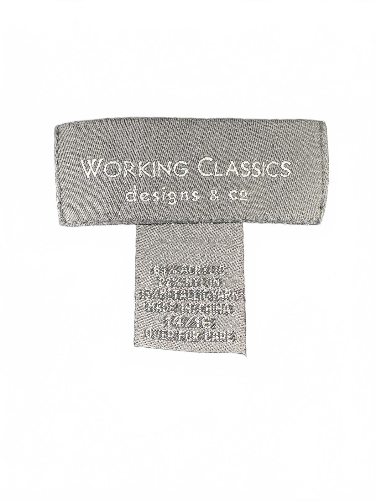 Working Classics Designs & Co Black Ribbed Knit Sleeveless Top