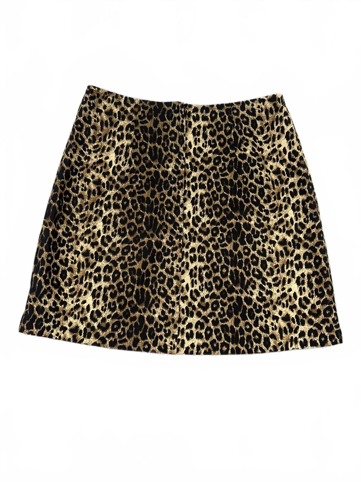 Wrapper Leopard Print Mini Skirt Y2K Animal Print Festival Party Skirt
