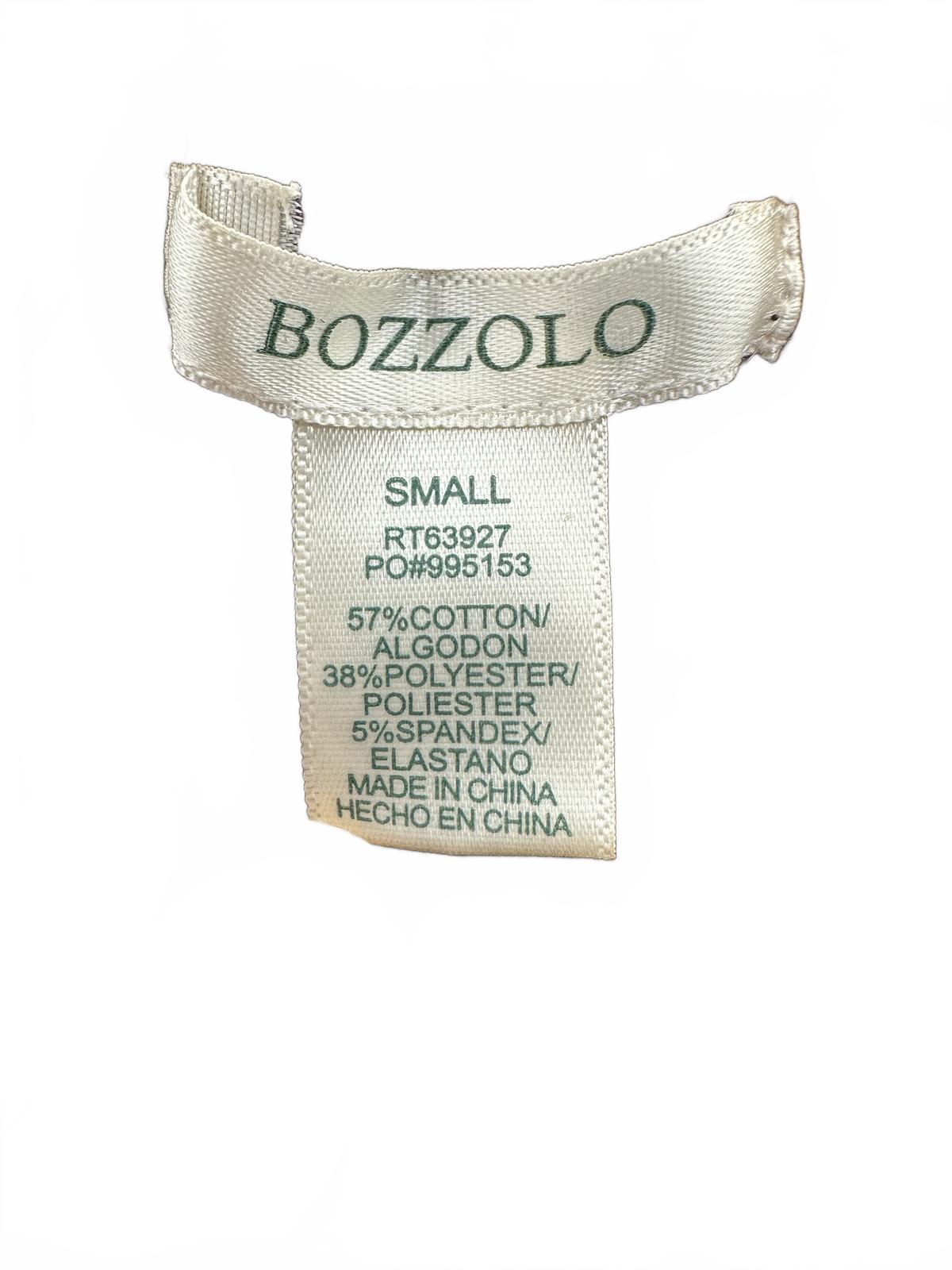 Bozzolo Brown Ribbed Long Sleeve Crop Top Casual Minimalist Y2K