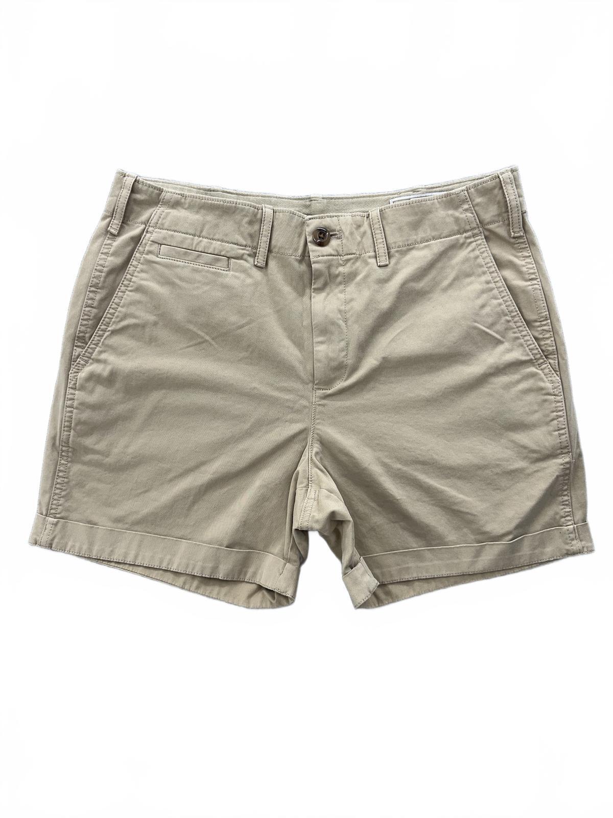 Gap Khaki 5 Inch Short Beige Tan Casual Summer Classic Shorts