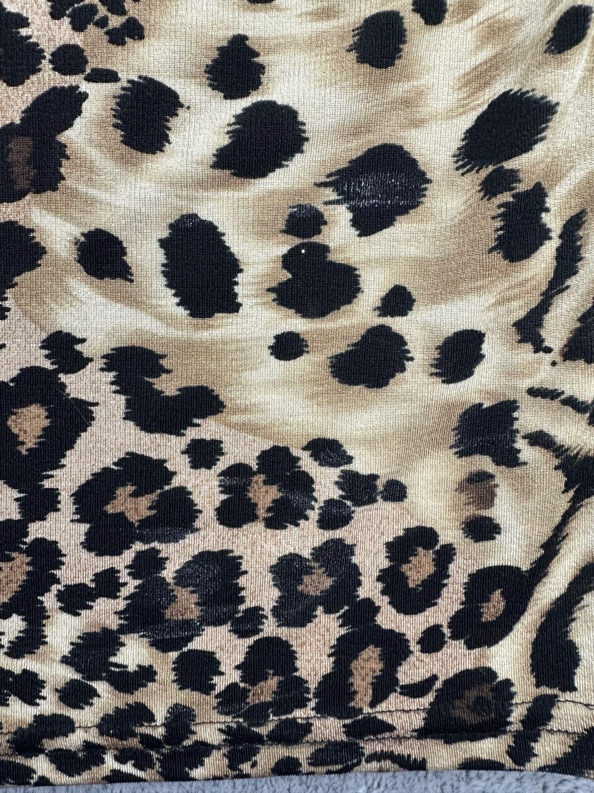 Byer California Y2K Animal Print Sleeveless Tank Top Leopard Zebra Mix