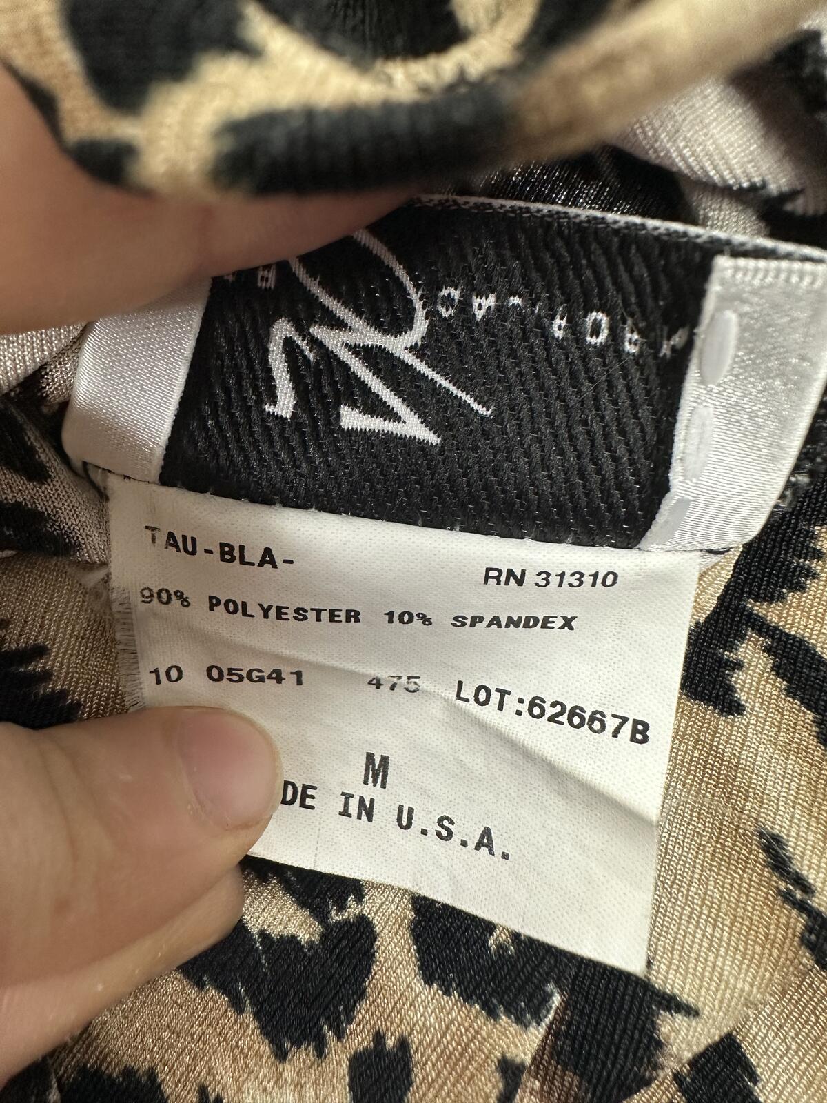 Byer California Y2K Animal Print Sleeveless Tank Top Leopard Zebra Mix