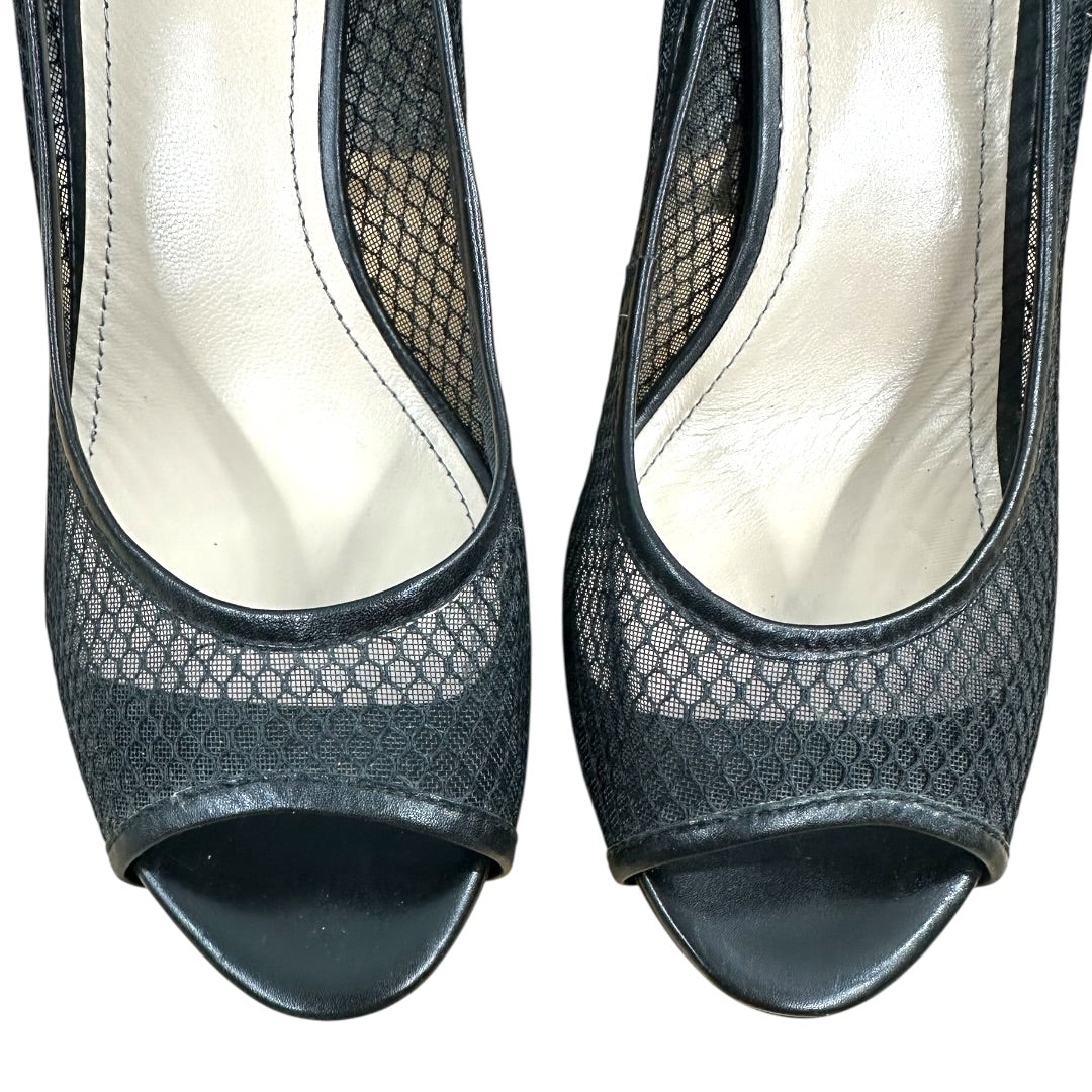 Classiques Entier Charlotte Mesh Peep Toe Stiletto Pumps
