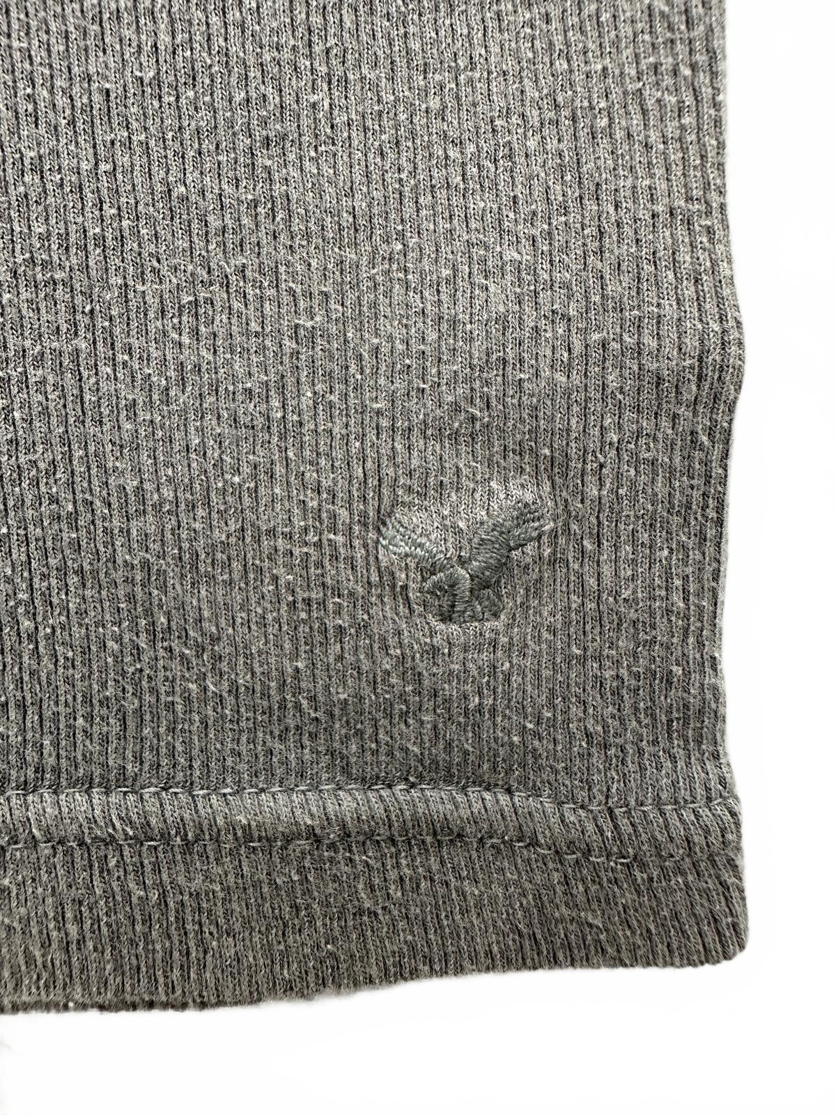American Eagle Outfitters Gray Crochet Racerback Tank Top Y2K Vintage