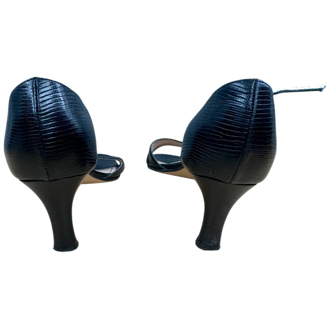 Classiques Entier Black Strappy Kitten Heel