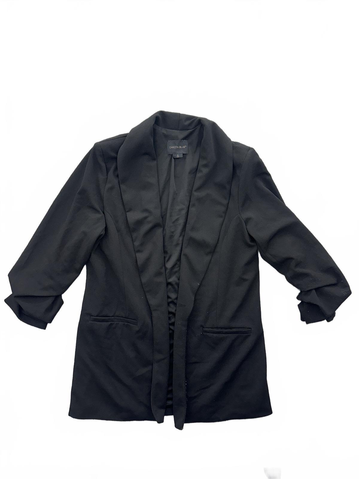Dakota Blue Black Blazer Jacket Casual Minimalist Office Wear