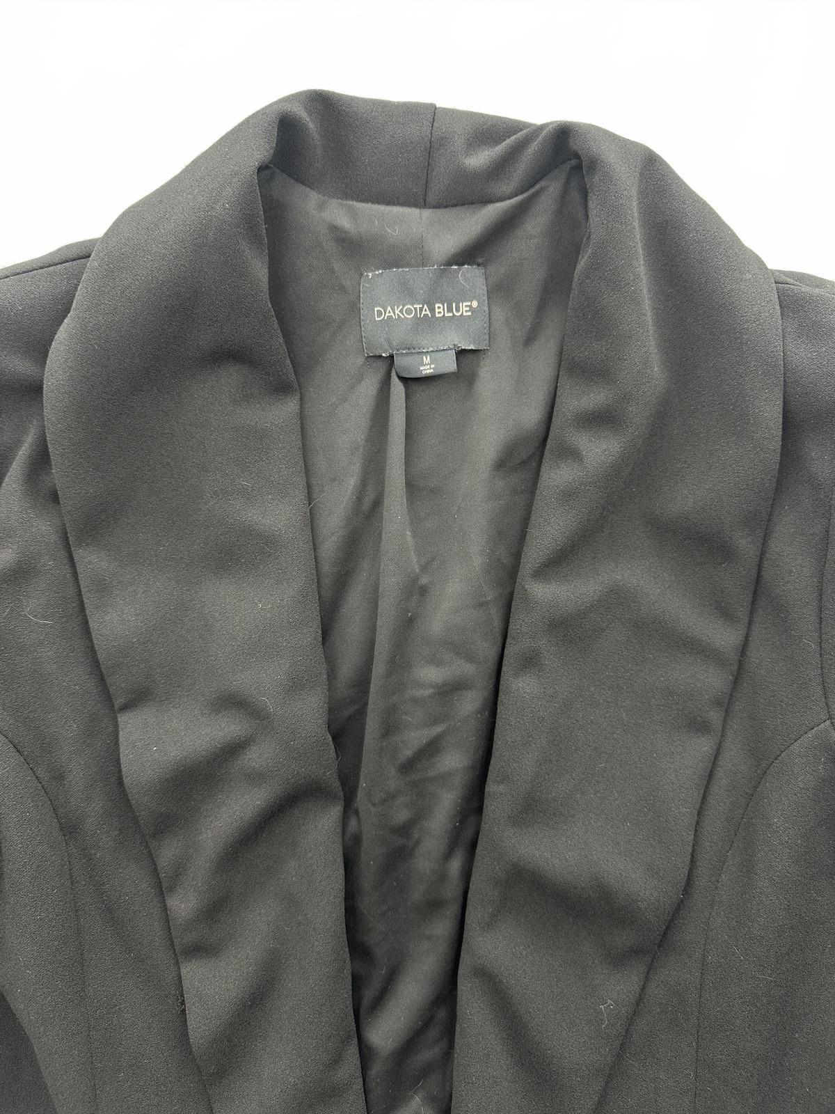 Dakota Blue Black Blazer Jacket Casual Minimalist Office Wear