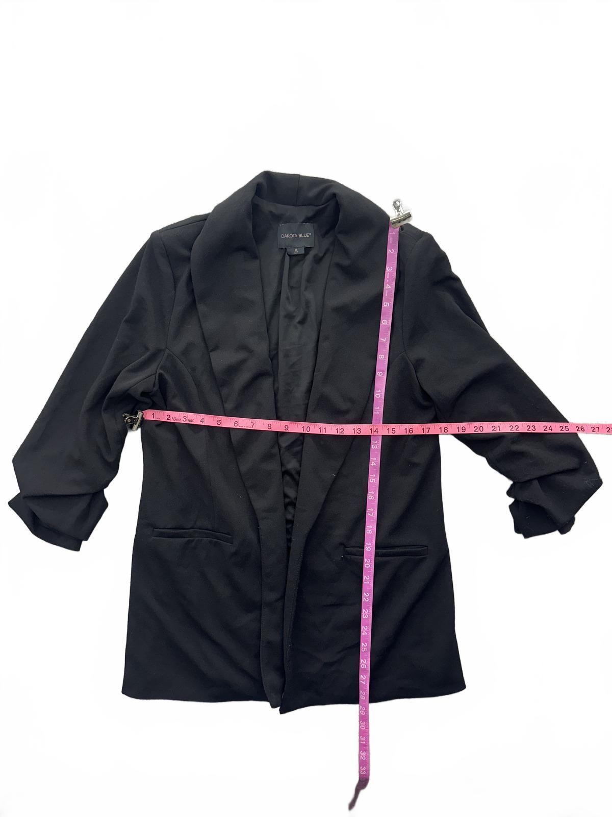 Dakota Blue Black Blazer Jacket Casual Minimalist Office Wear