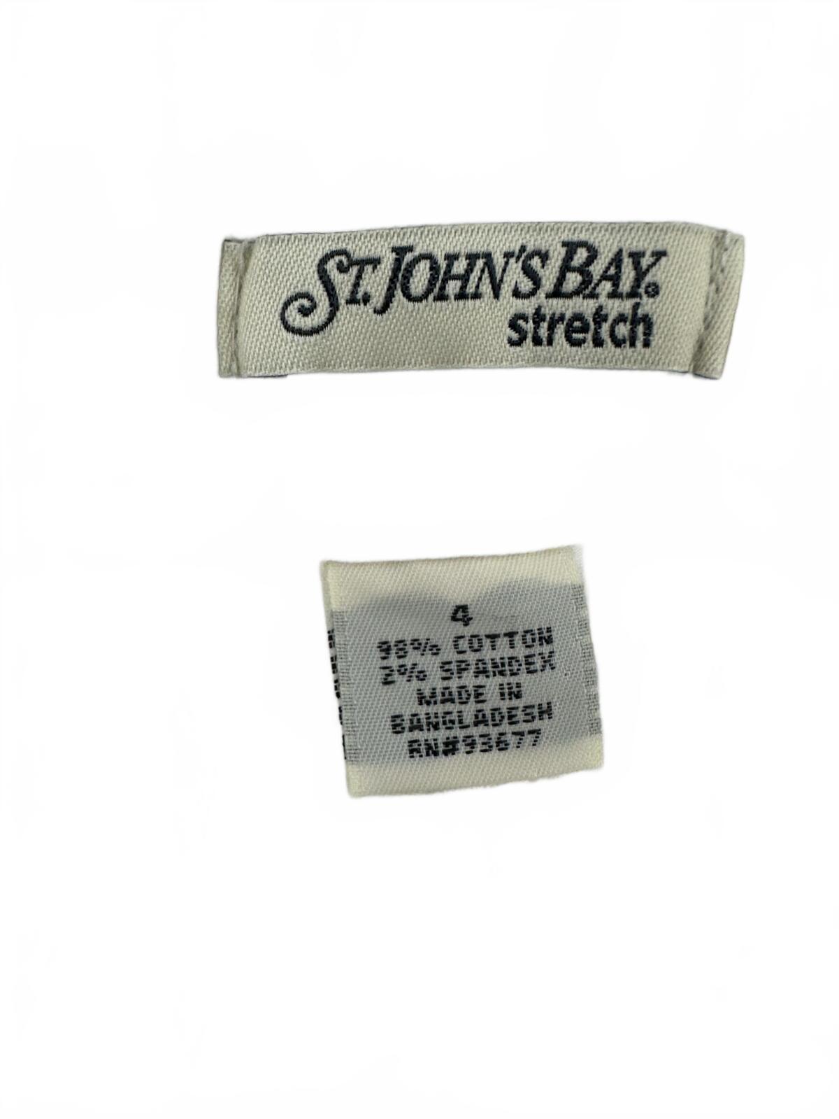 St. John's Bay Cream Mini Skort with Bow Front Y2K Preppy