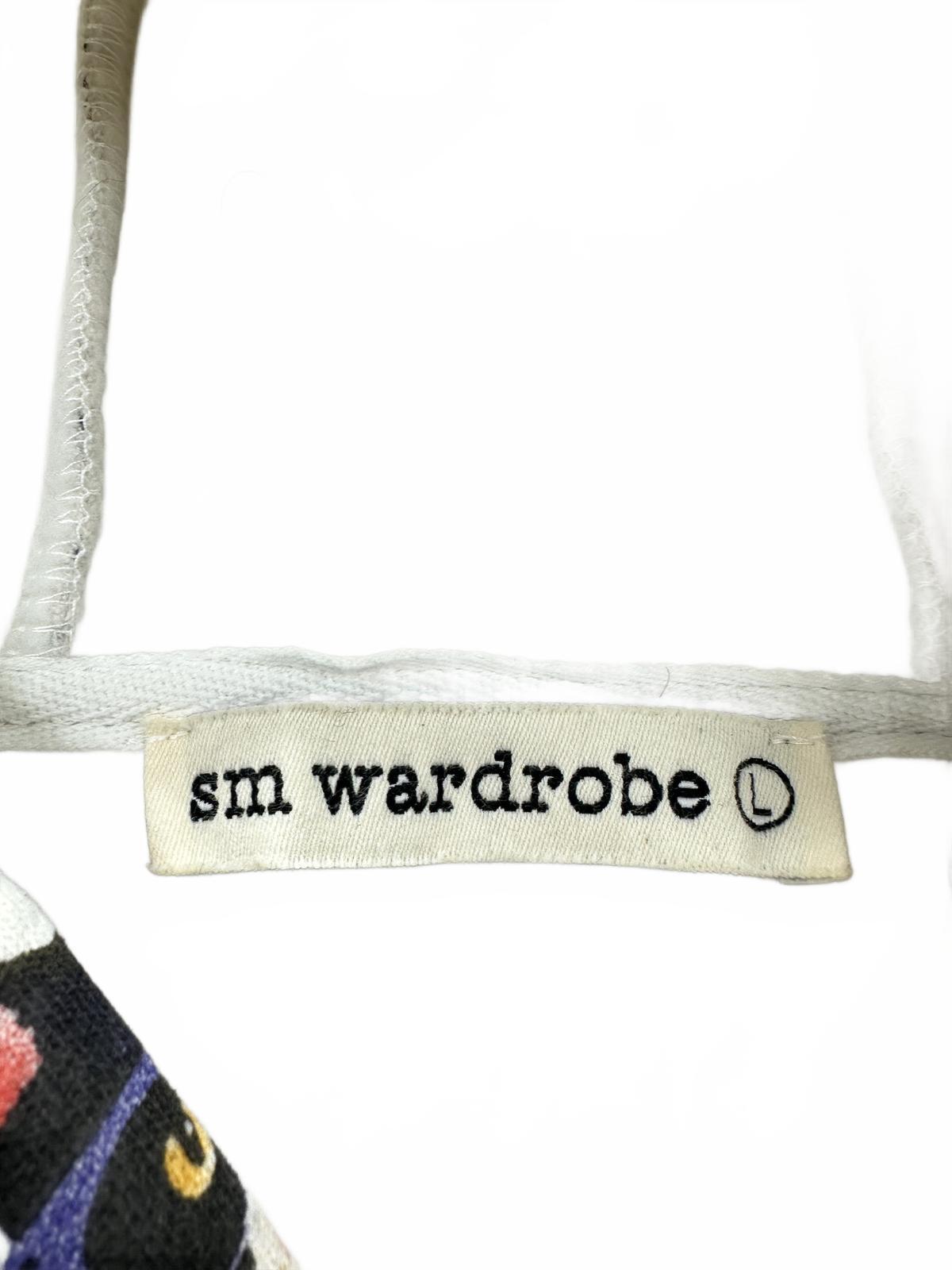 sm wardrobe Cat Print Hoodie Gray Orange Casual Streetwear Zip Up Sweatshirt