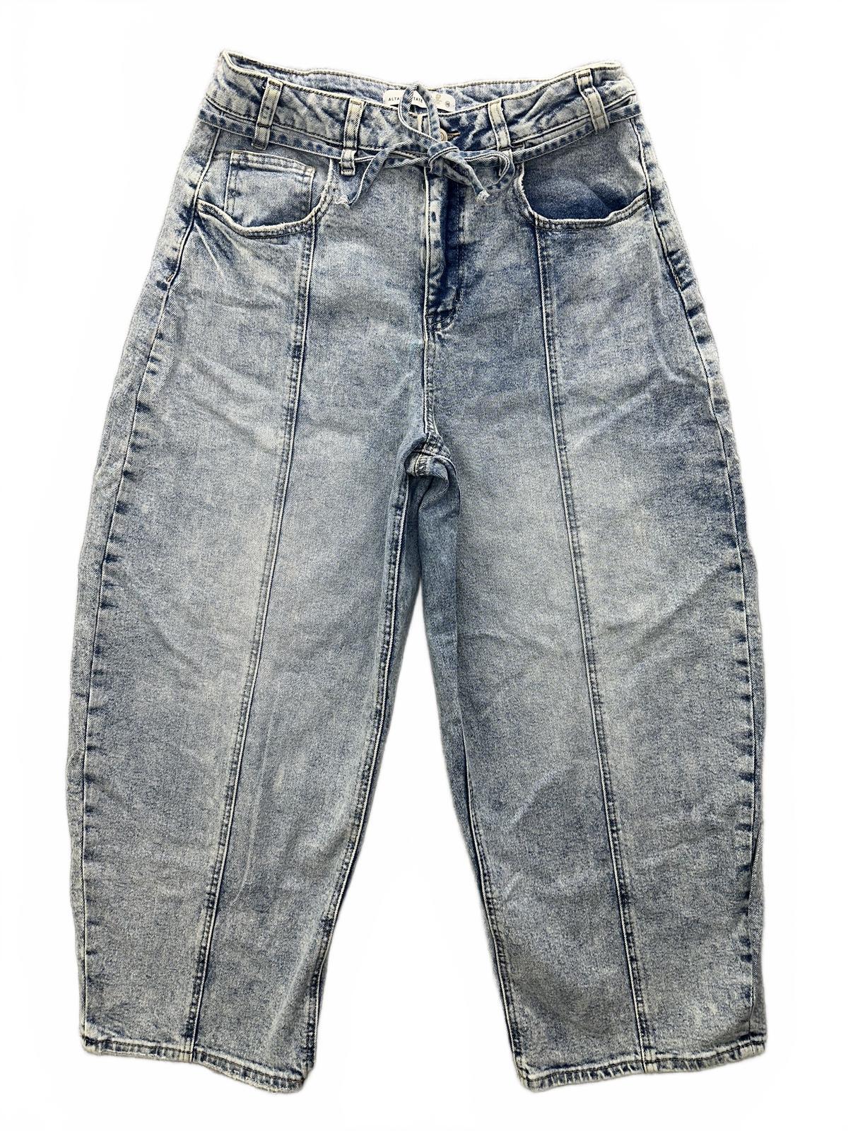 Altar'd State Vintage 90s Relaxed Fit Acid Wash Cropped Jeans