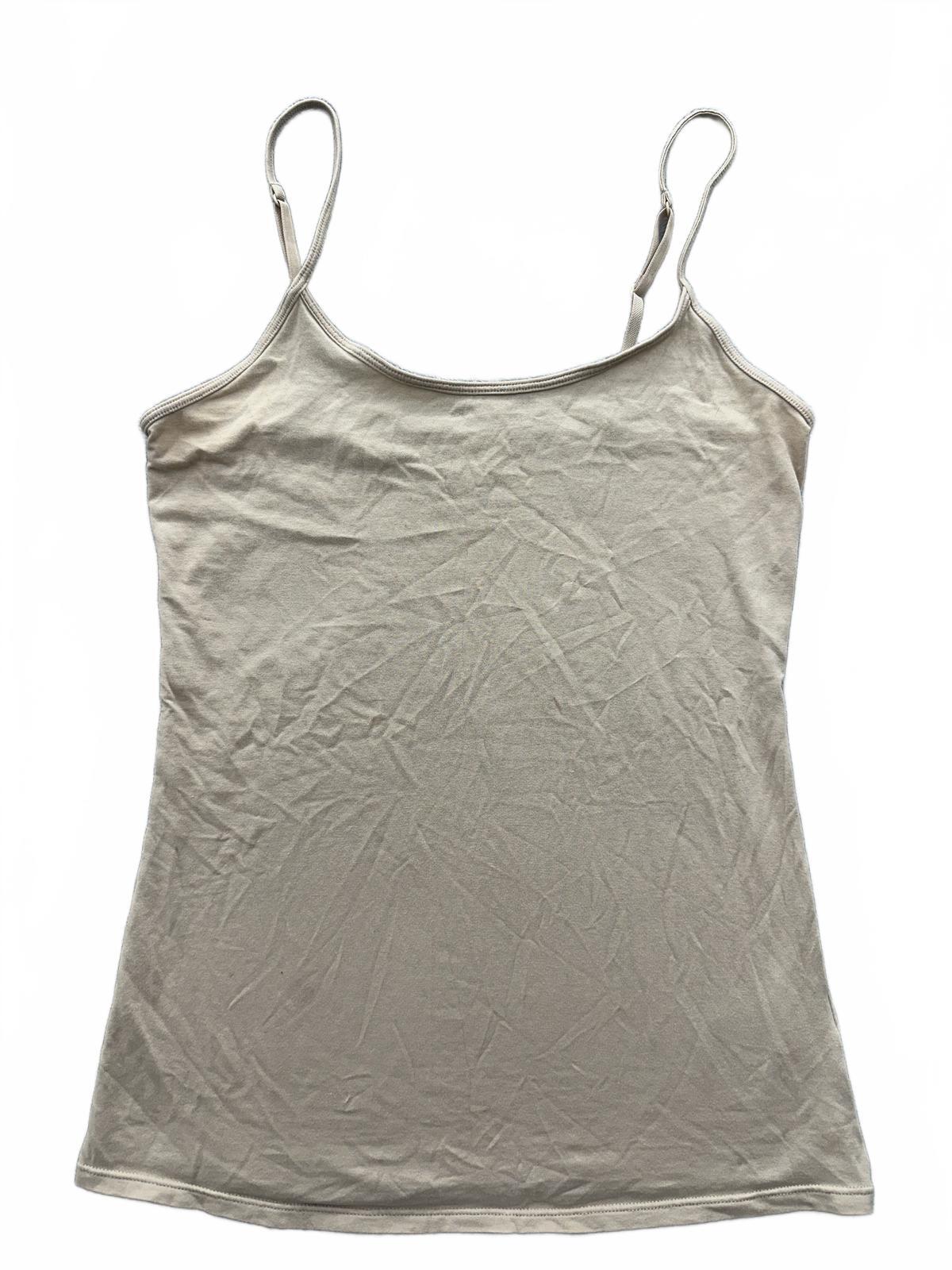 Old Navy Beige First Layer Tank Top Small Casual Minimalist Lightweight