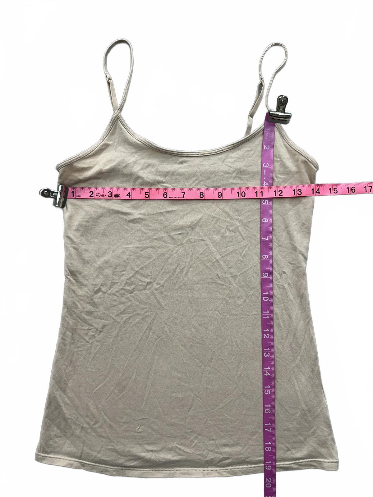 Old Navy Beige First Layer Tank Top Small Casual Minimalist Lightweight