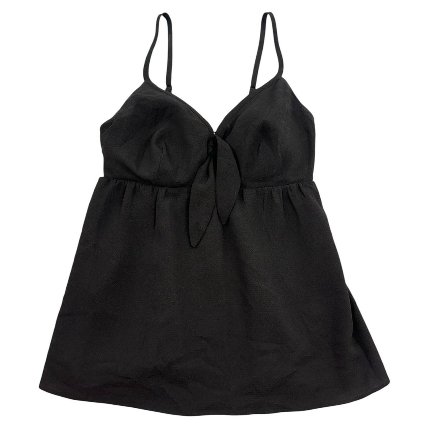 Candie's Black Babydoll Top Y2K Coquette 90s Starlet Empire Waist