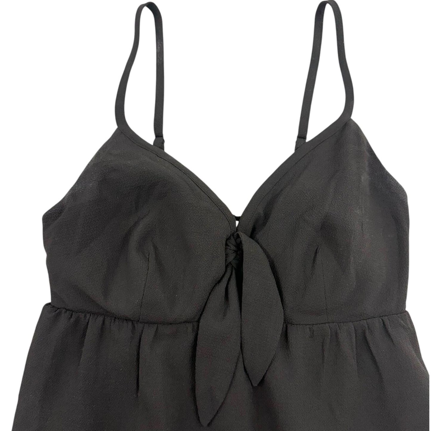 Candie's Black Babydoll Top Y2K Coquette 90s Starlet Empire Waist