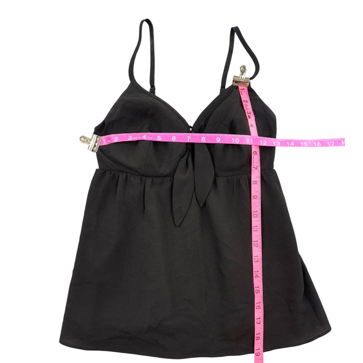 Candie's Black Babydoll Top Y2K Coquette 90s Starlet Empire Waist