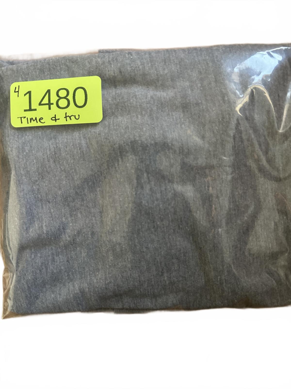 Time and Tru Minimalist Gray Heather Spaghetti Strap Tank Top Casual Everyday