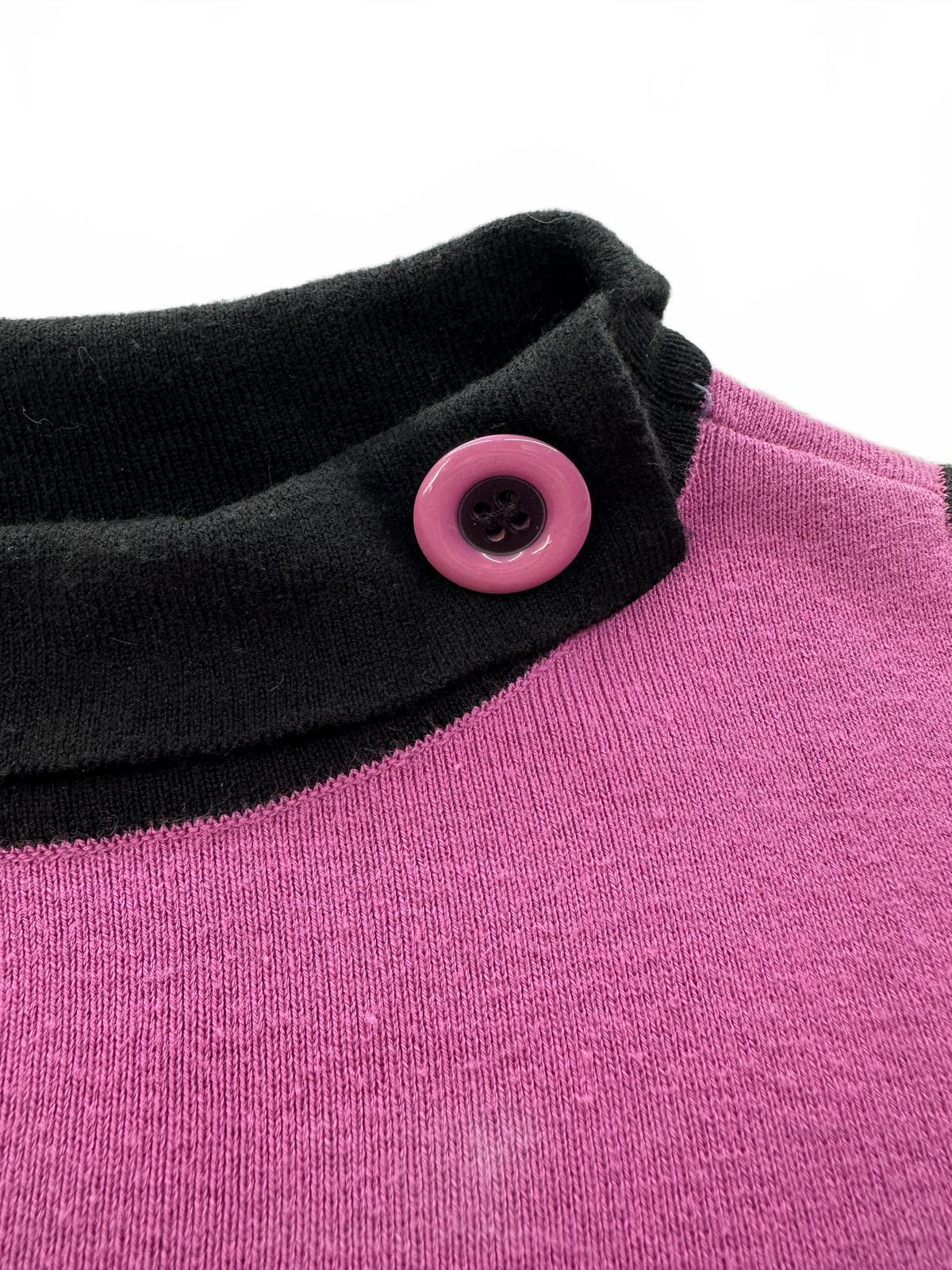 Designers Original Y2K Sleeveless Sweater Top Purple Black Coquette Retro