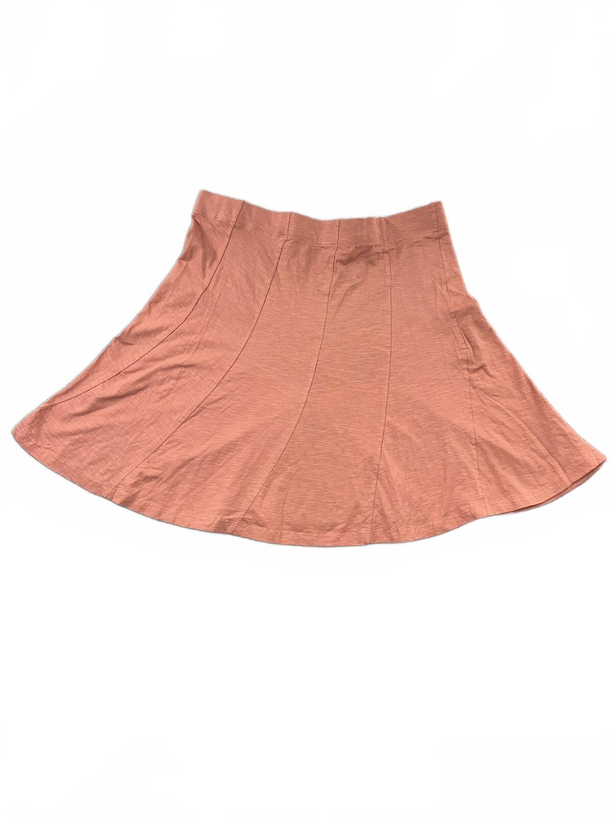 Calkii Coral Flared Mini Skirt Y2K Fairycore Stretch Knit Casual Skater