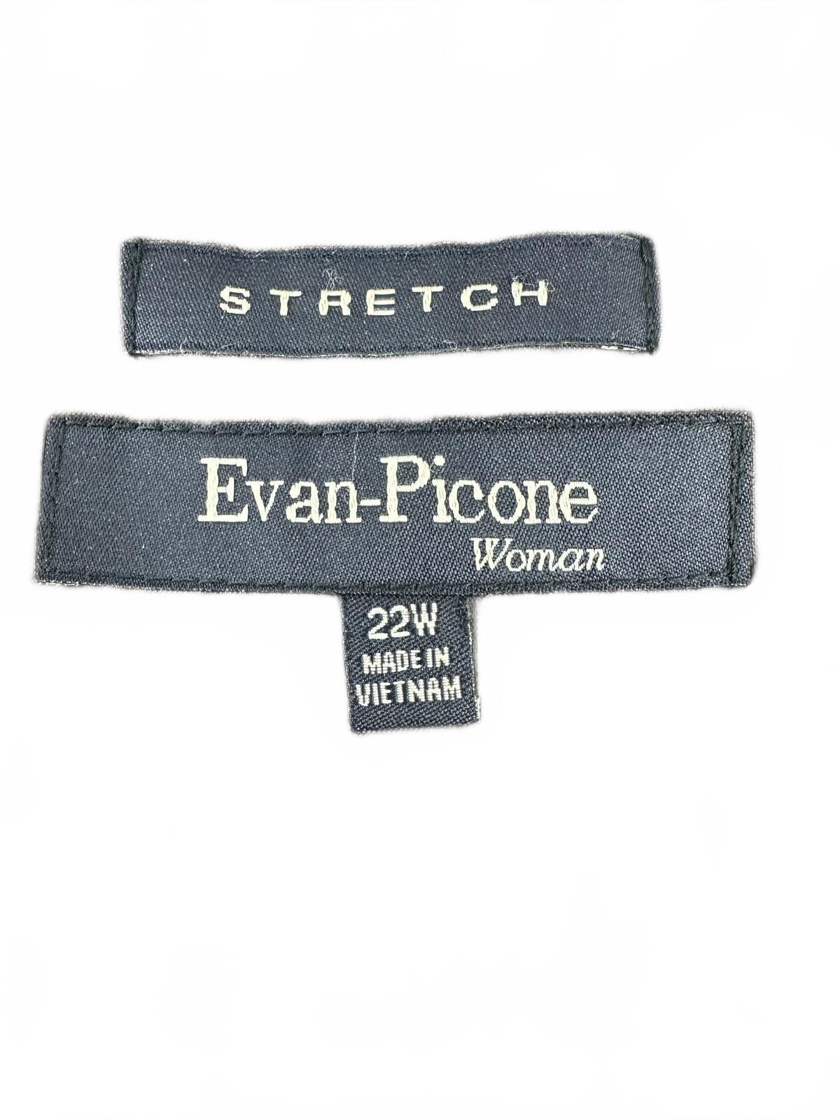 Evan Picone Stretch Brown Flared Skirt Y2K Minimalist Office Wear