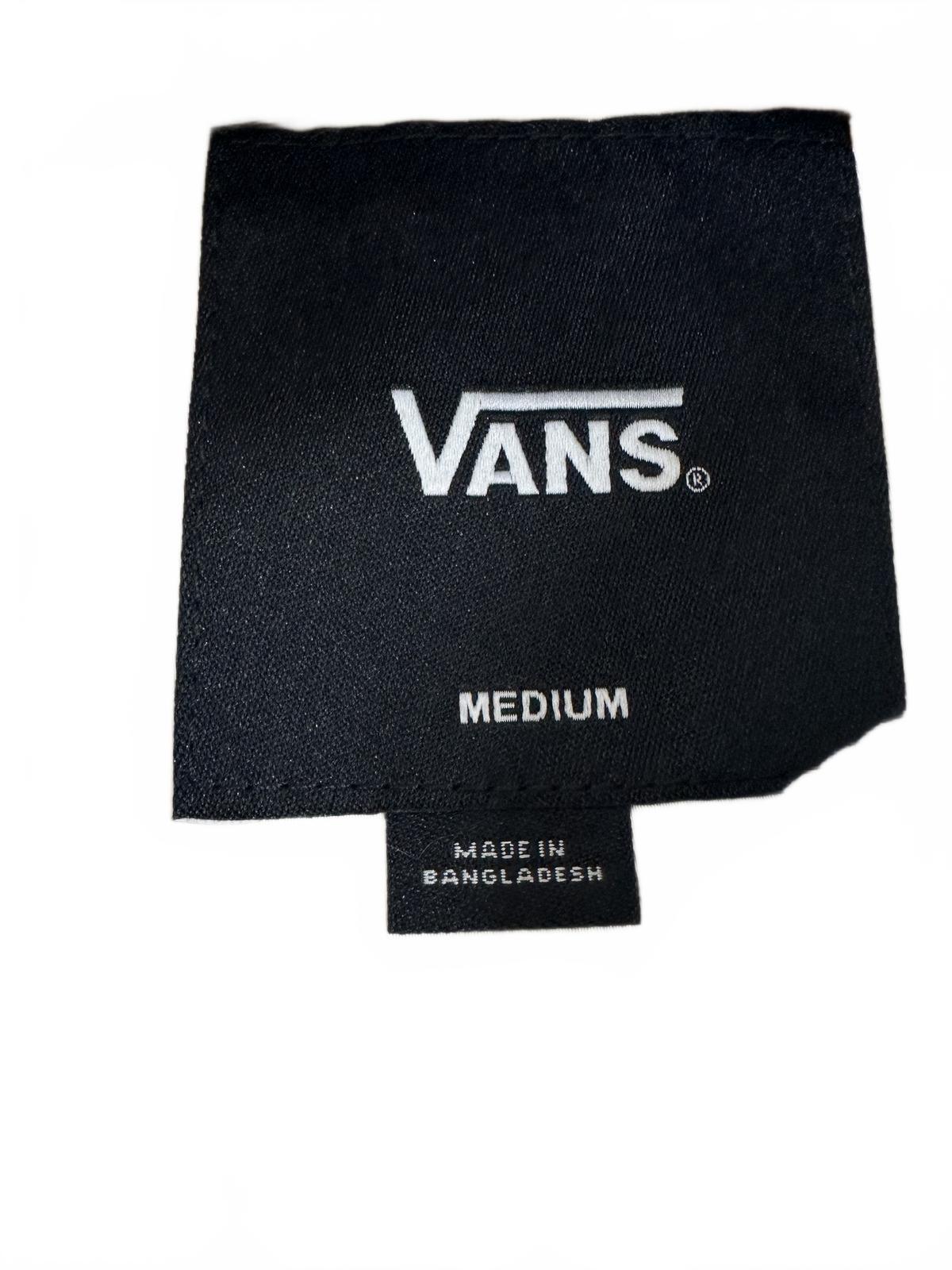 VANS Satin Bomber Jacket Cream Y2K Streetwear Retro