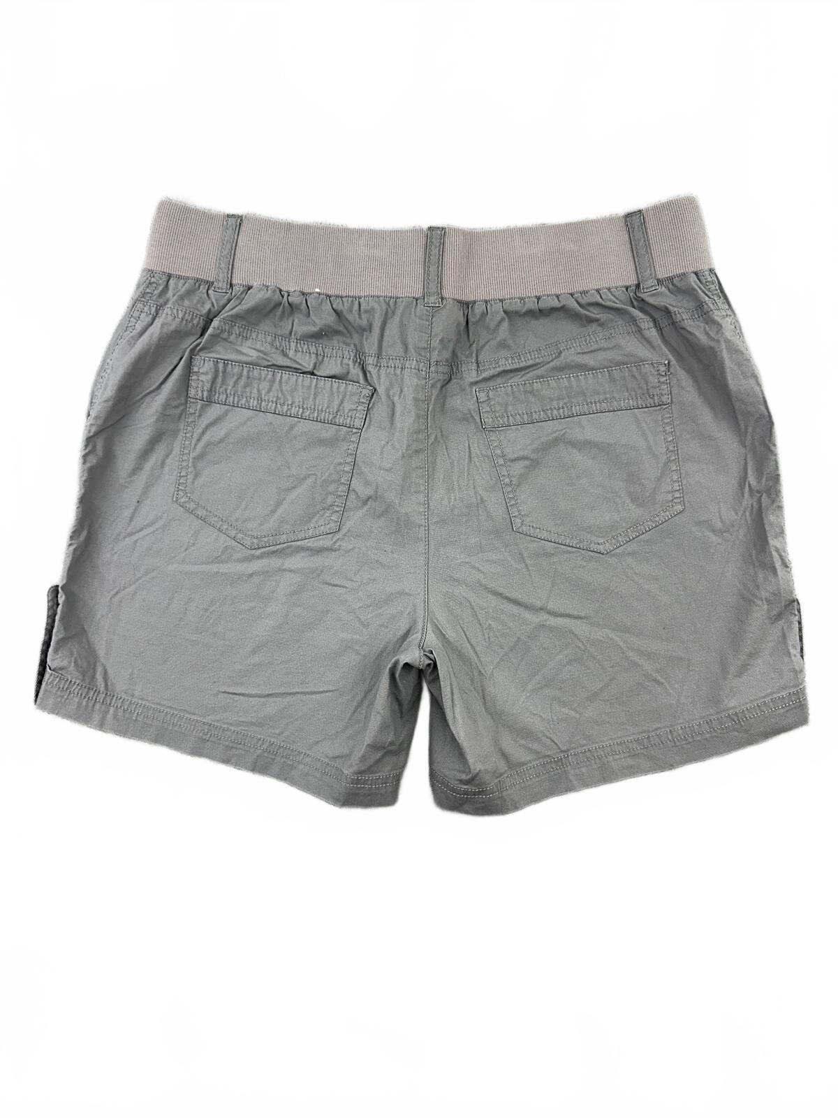 Rafaella Sport Classic Gray Cotton Blend Shorts Y2K Casual Athleisure