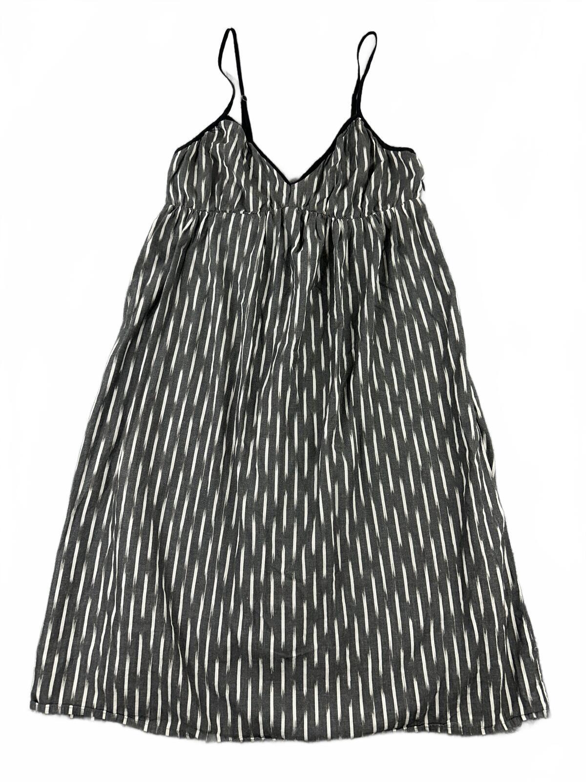 Converse One Star Y2K Cotton Slip Dress with Black and White Abstract Print