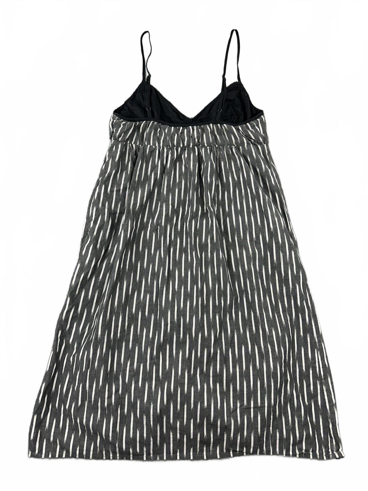 Converse One Star Y2K Cotton Slip Dress with Black and White Abstract Print