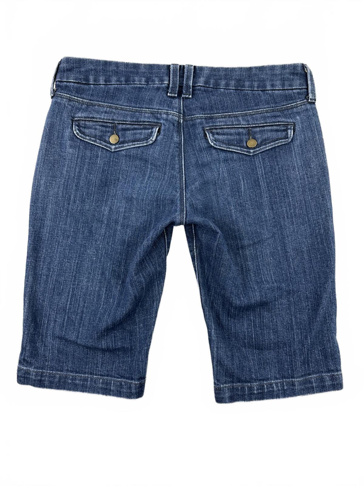 Old Navy Diva Denim Bermuda Shorts Medium Wash Y2K Casual Streetwear