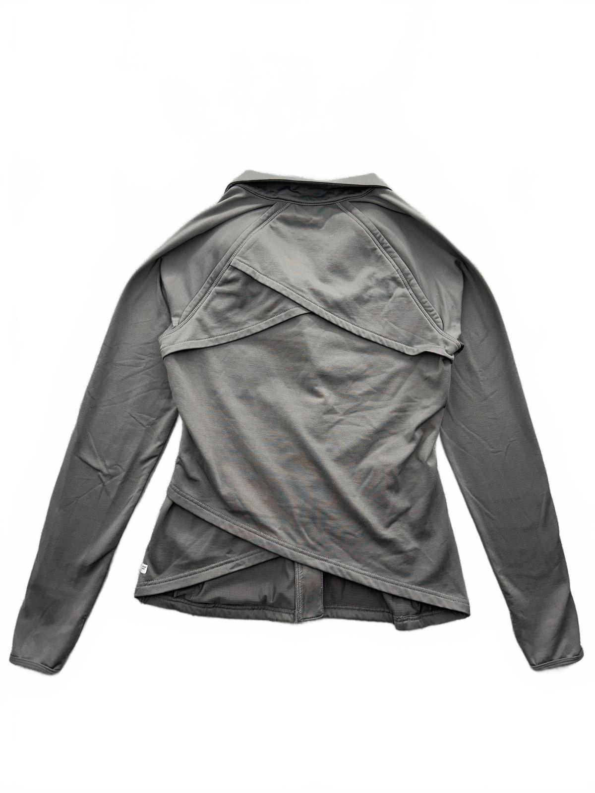 Fabletics Gray Athleisure Jacket Casual Activewear Zip Up