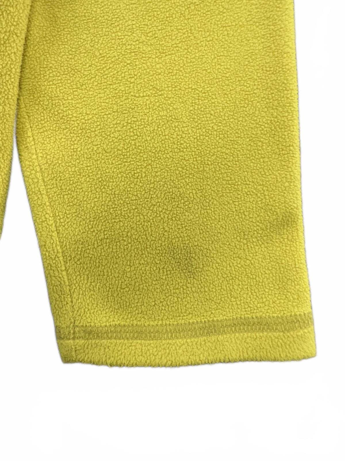 L.L.Bean Lime Yellow Fleece Zip Up Jacket