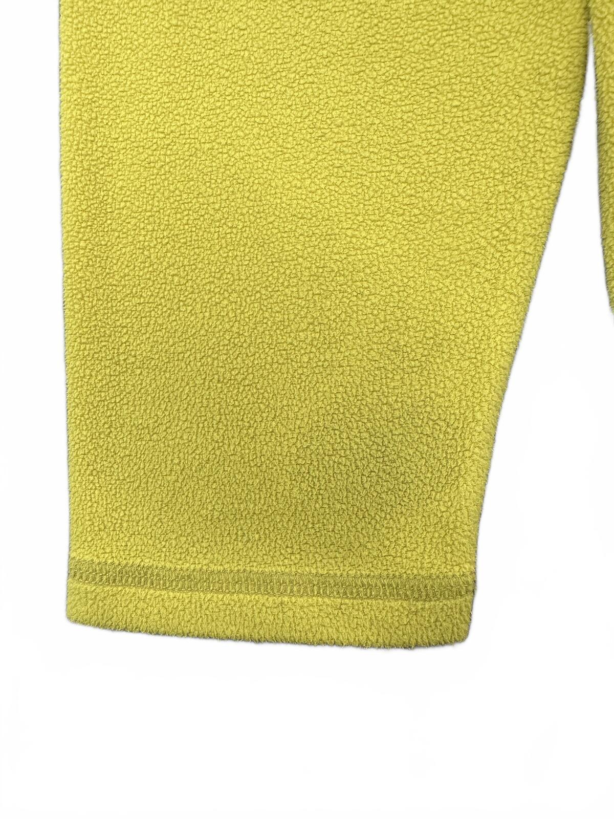 L.L.Bean Lime Yellow Fleece Zip Up Jacket