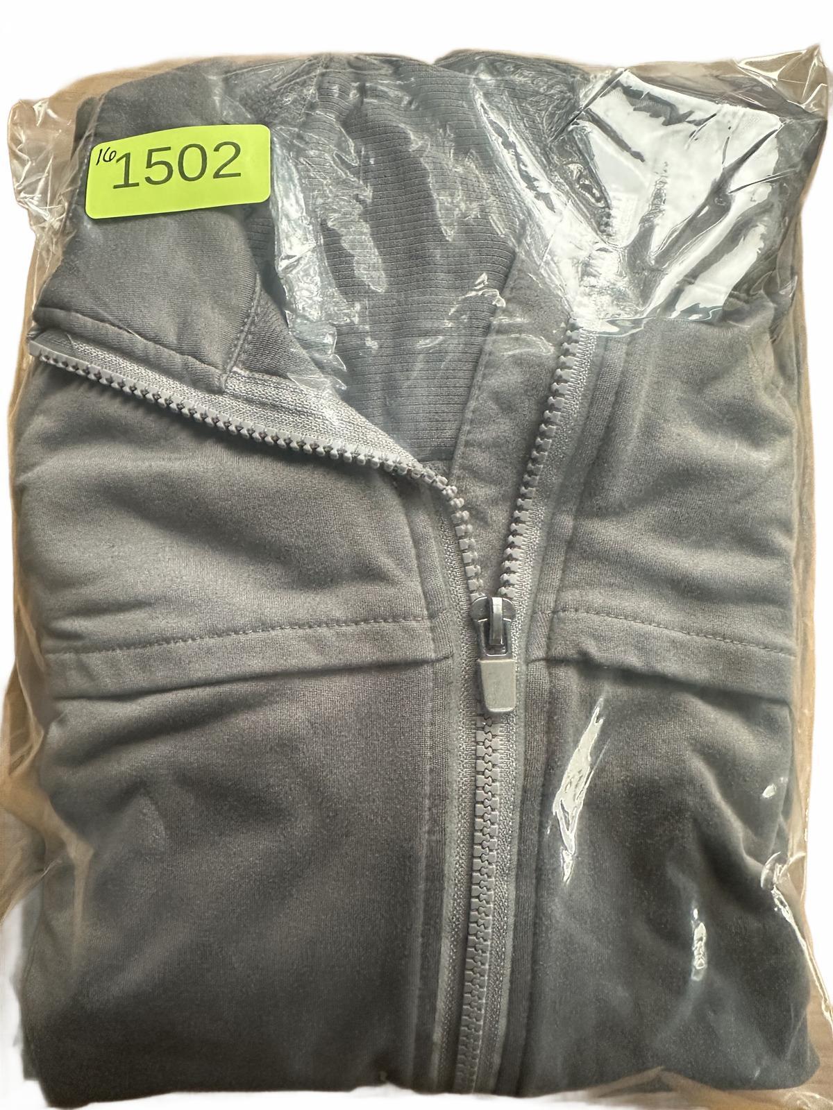 Fabletics Gray Athleisure Jacket Casual Activewear Zip Up