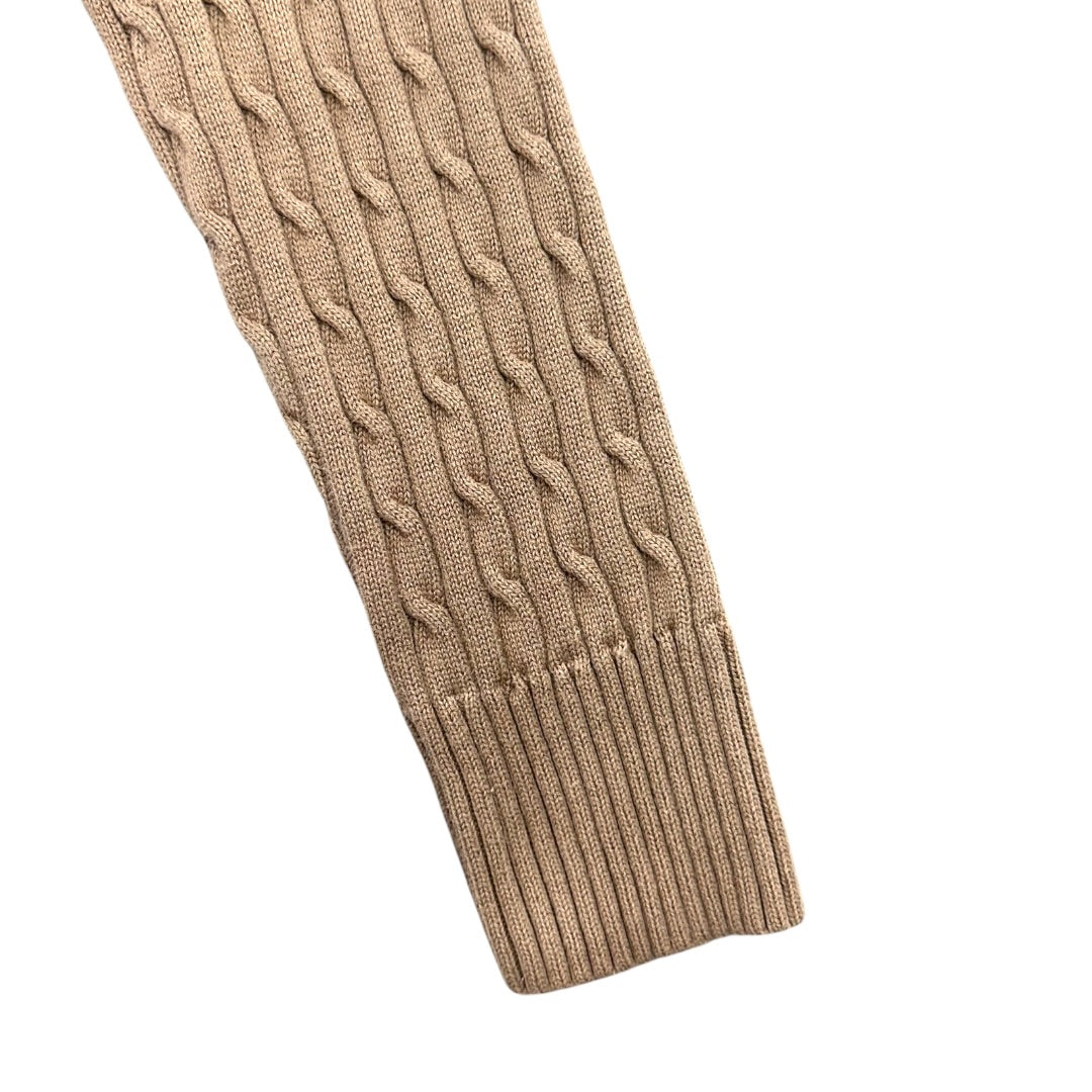 Jeanne Pierre Cable Knit Turtleneck Sweater