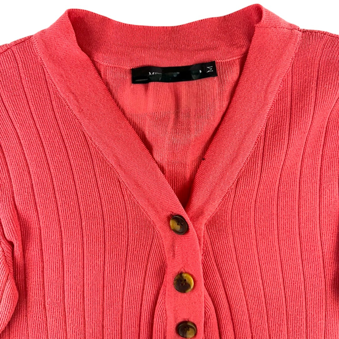 Ribbed Henley Sweater