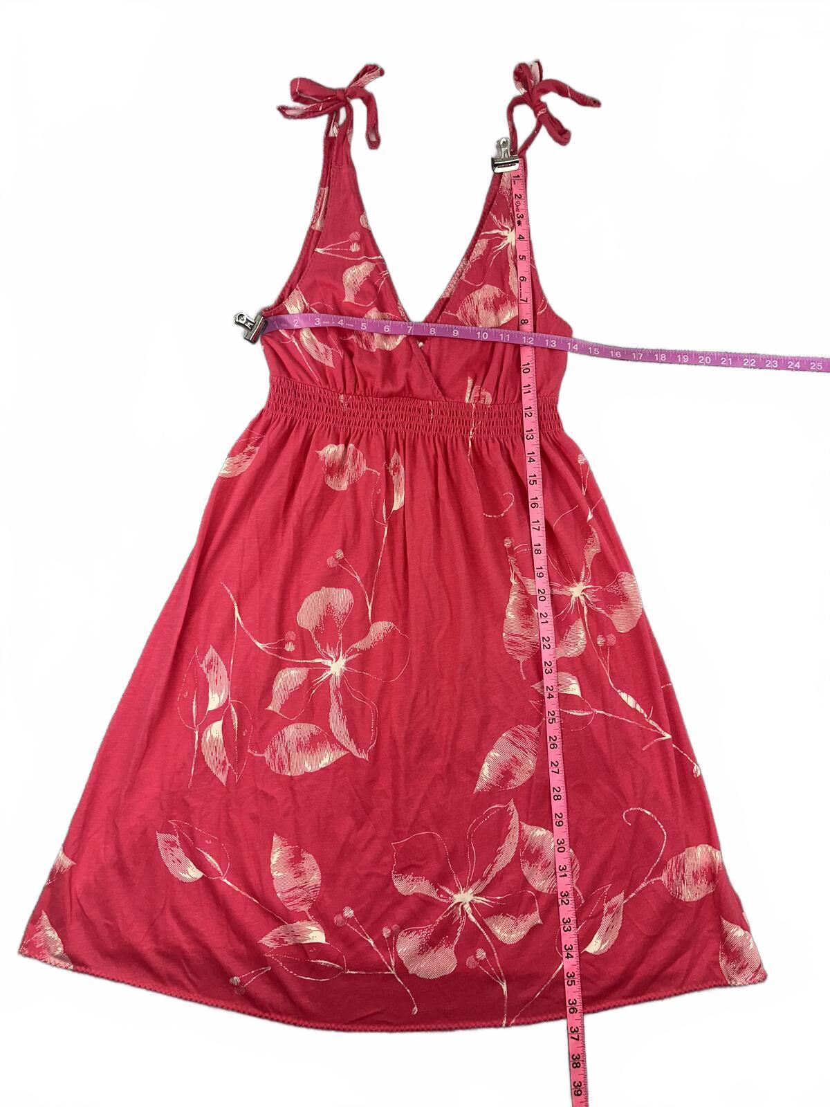 American Eagle Outfitters Pink Floral Sundress Y2K Fairycore Style Summer Dress