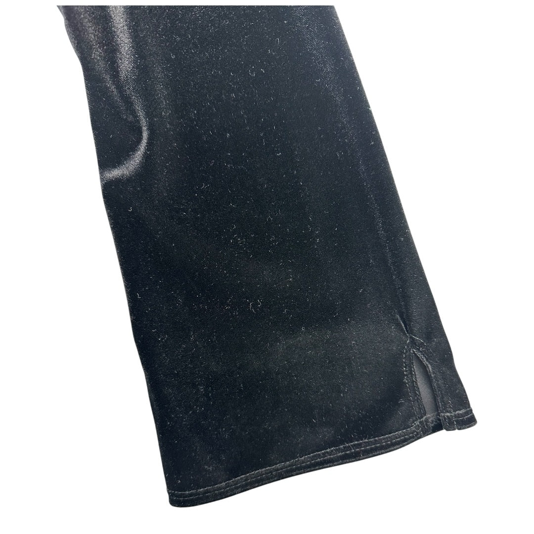 MSK Velvet Faux Wrap Surplice Long Sleeve