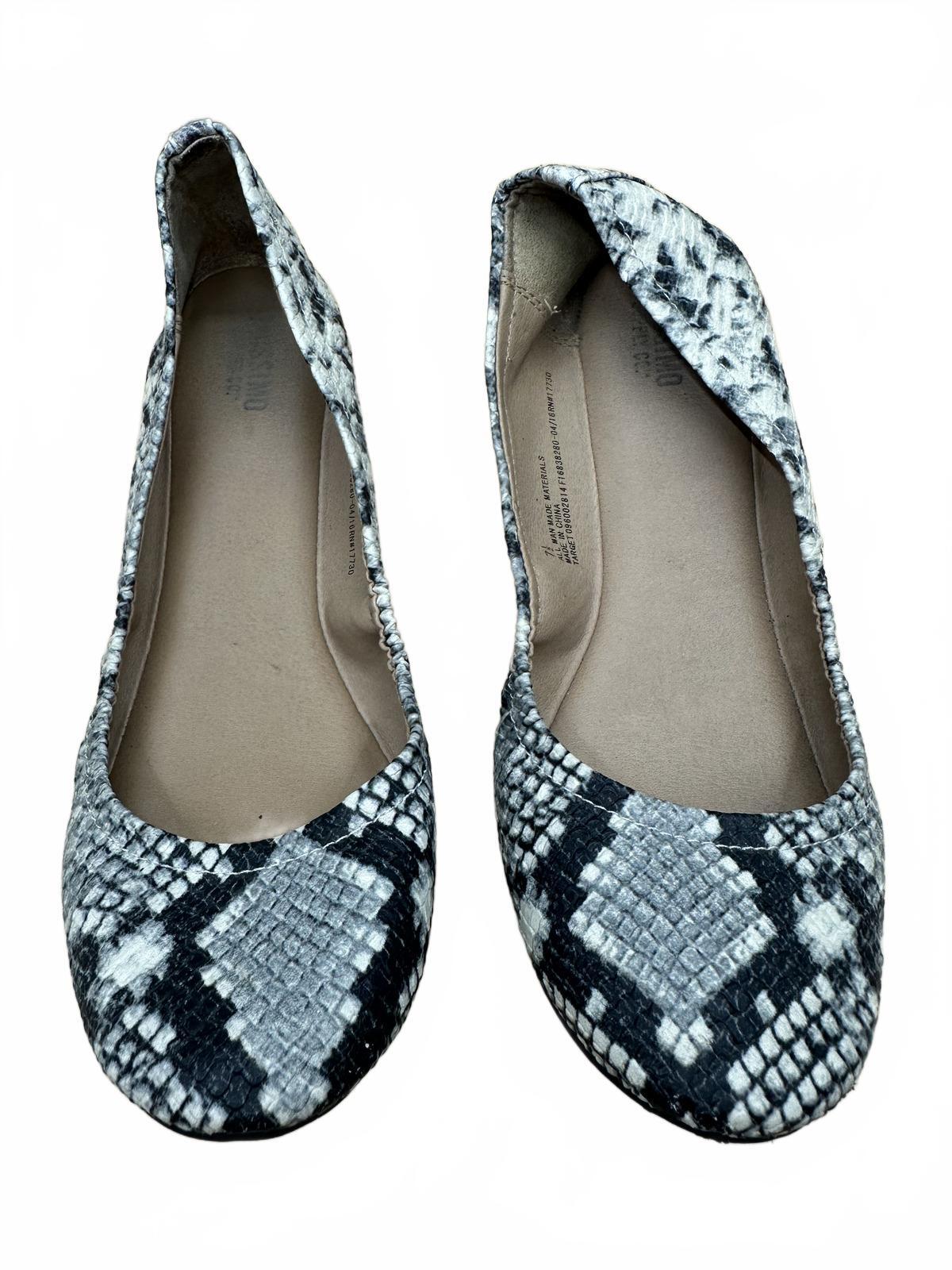 Mossimo Snakeskin Ballet Flats Stylish Comfortable Casual