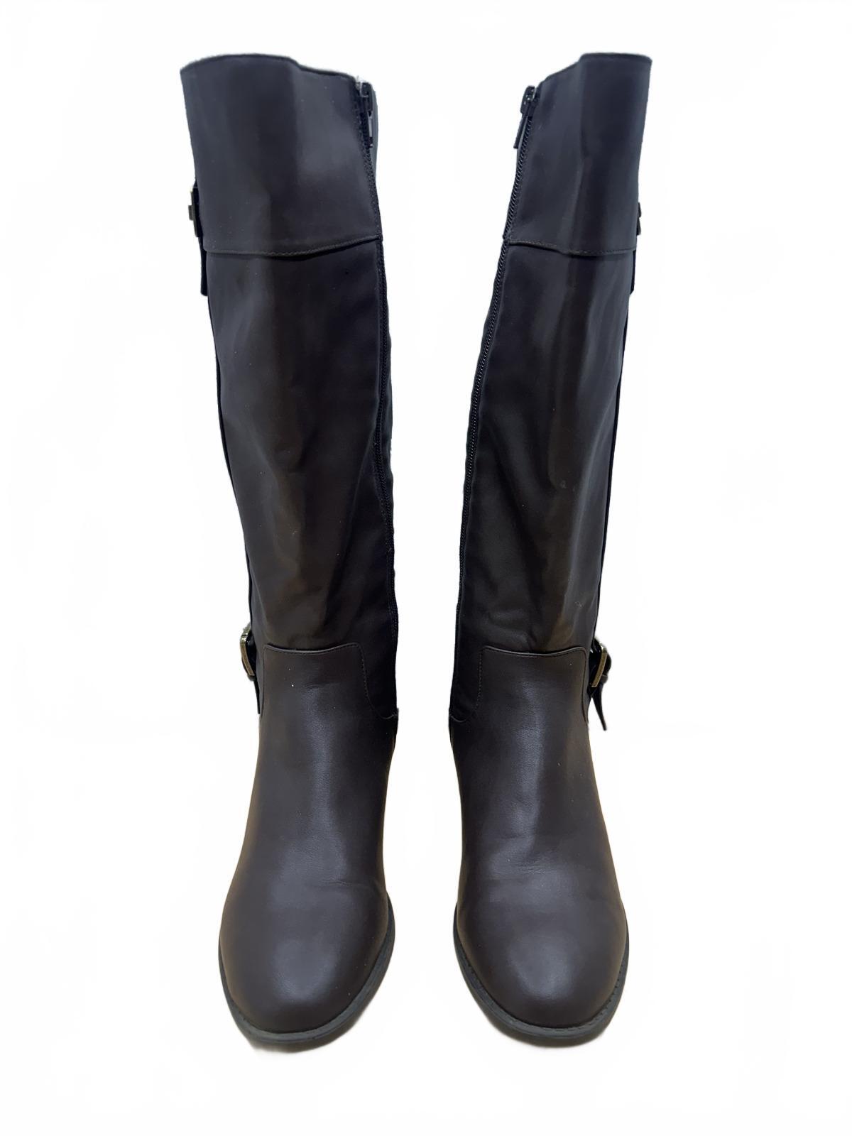 Classic Brown Riding Boots Knee High